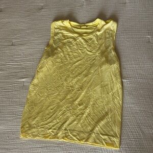 Oiselle Yellow Sleeveless Top